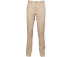 Front Row Mens Stretch Chinos (Stone) - PC5983
