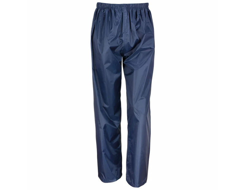 Result Core Unisex Adult Waterproof Over Trousers (Navy) - PC6523