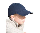 Result Headwear Childrens/Kids Heavy Brushed Cotton Low Profile Baseball Cap (Navy/White) - PC6566