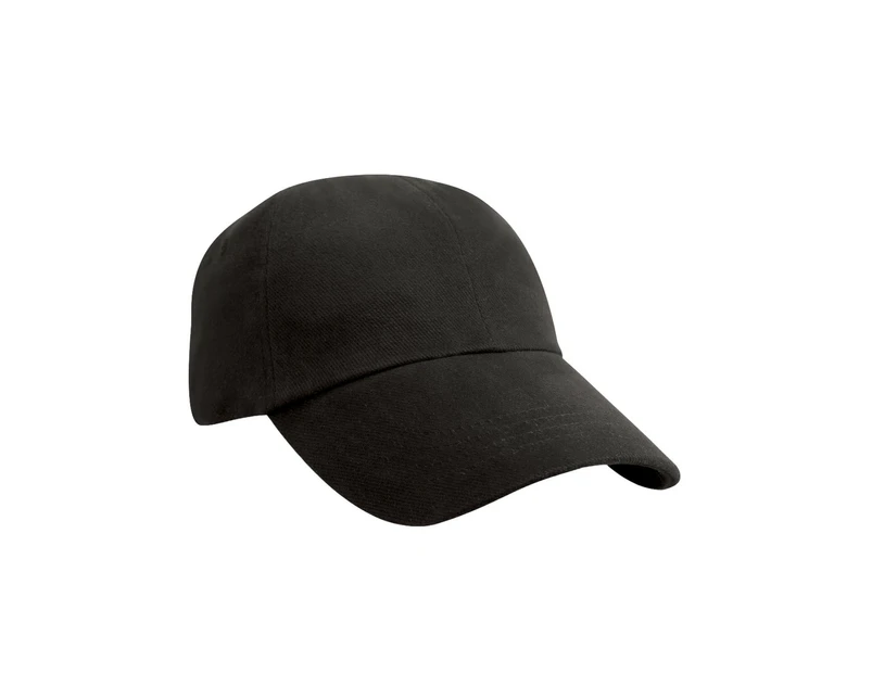 Result Headwear Childrens/Kids Heavy Brushed Cotton Low Profile Cap (Black) - PC6641
