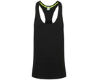Tombo Mens Muscle Vest Top (Black) - PC6627
