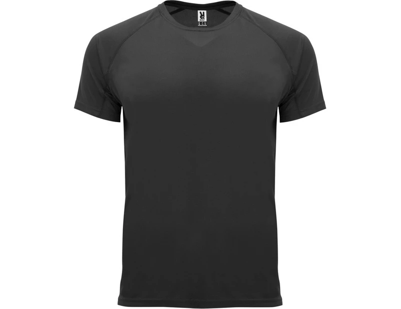 Roly Childrens/Kids Bahrain Sports T-Shirt (Solid Black) - PF4264