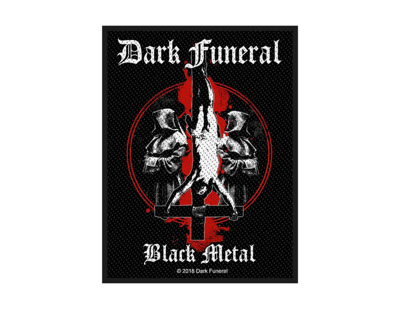 Dark Funeral Black Metal Woven Patch (Black/White/Red) - RO9783