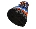 Trespass Childrens/Kids Twiglet Chunky Knit Fleece Lined Hat (Blue) - TP5841