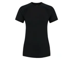 Umbro Womens Pro Training Polyester T-Shirt (Black) - UO2059