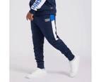 Lonsdale Panel Trackpants - Blue