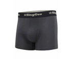 15 X Mens Kinggee Bamboo Trunks Underwear Charcoal K19005 Bamboo - Charcoal