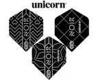 Unicorn - Noir - Standard Dart Flights - Abstract