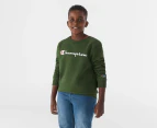 Champion Youth Unisex Script Sweatshirt - Mangrove Leaf