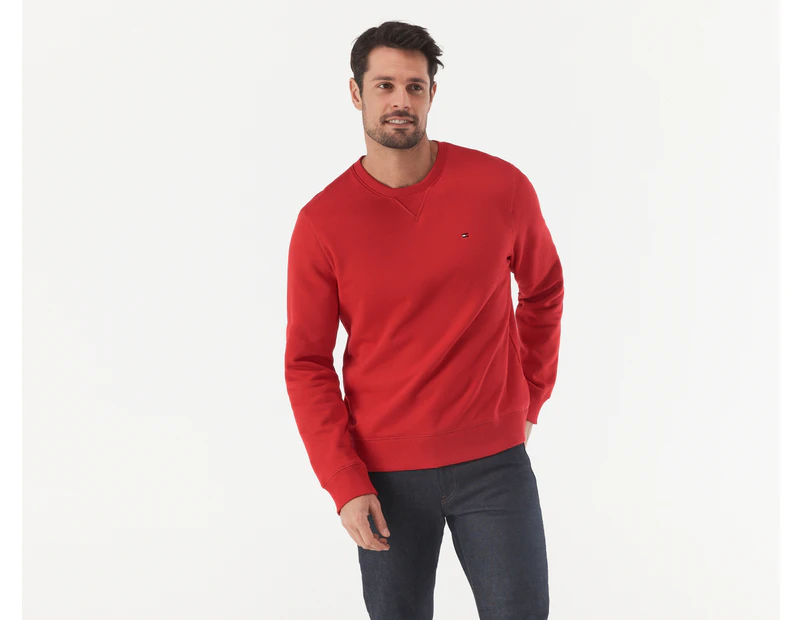 Tommy Hilfiger Men's Mason Fleece Crew Sweatshirt - Primary Red