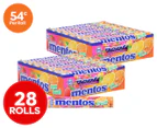 2 x 14pk Mentos Fruity Roll 29g