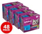 4 x Whiskas 1+ Years Cat Food Tuna Flavour Favourites in Jelly 85g