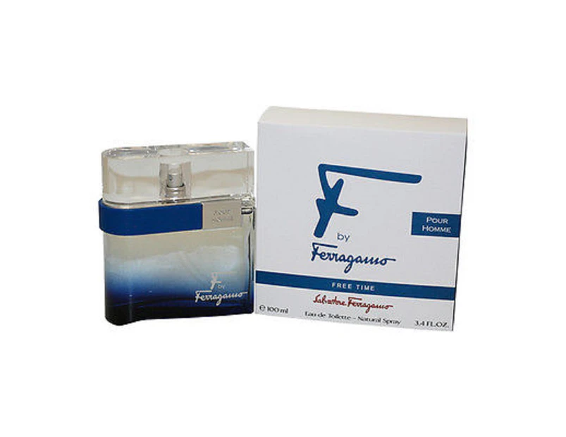 F by Ferragamo Free Time 100ml Eau de Toilette by Salvatore Ferragamo for Men (Bottle)