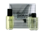 Quorum Silver 2 Piece 100ml Eau de Toilette by Antonio Puig for Men (Gift Set)