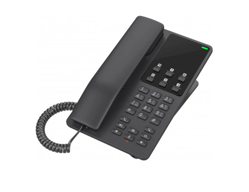 Grandstream GHP621 Desktop Hotel IP Phone - Black [GHP621W]