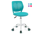 Giantex Kids Desk Chair Height Adjustable Children Computer Chair Swivel Armless Mesh Task Chair for Bedroom Study Room,Green