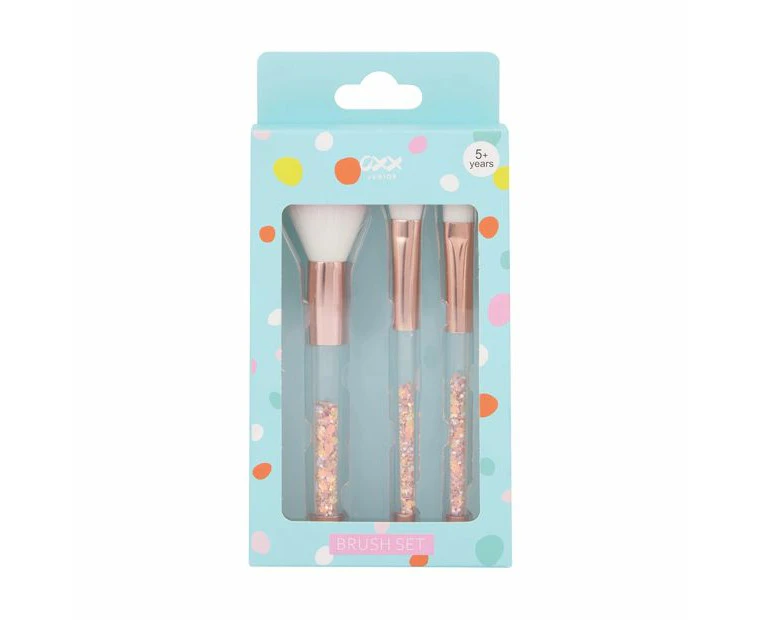 Glitter Brush 3 Piece Set - OXX Junior