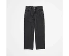 Target Wide Leg Low Rise Denim Jeans - Black