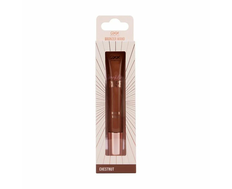 Sparkling Rose Bronzer Wand, Chestnut - OXX Cosmetics