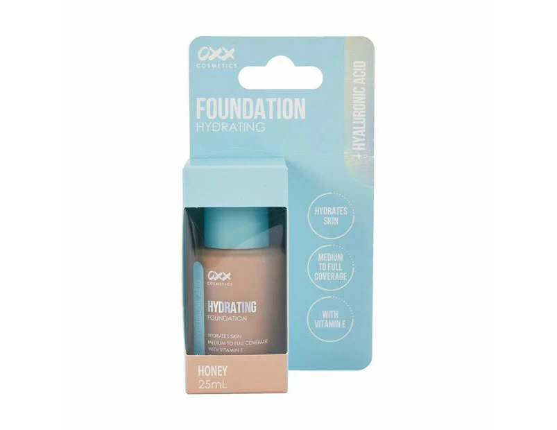 Hyaluronic Acid Hydrating Foundation, Honey - OXX Cosmetics - Neutral