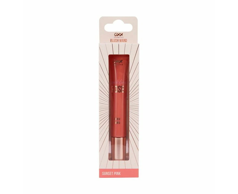 Sparkling Rose Blush Wand, Sunset Pink - OXX Cosmetics