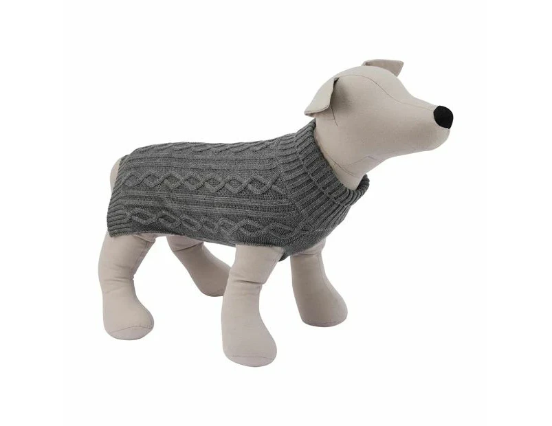 Pet Cable Knit Jumper, XL - Anko