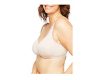 3 x Hestia Womens Smoothing Minimiser Lightweight Bra Skin Elastane/Nylon - Skin