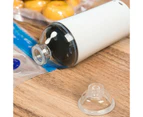 Danoz Direct -  Vacuum Food Storage Zipper Bags Set - Handheld Vacuum Sealer Pump with Bags USB Rechargeable - 5pcs 26x28cm