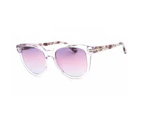 Tom Ford FT0914 78Z Women's Shiny Lilac / Mirror Violet Plastic Frame Sunglasses w/Lens 54mm