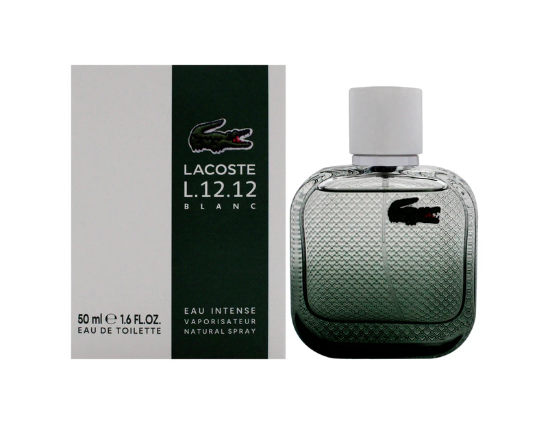 Lacoste Eau De L.12.12 Blanc Eau Intense by Lacoste for Men - 1.6 oz EDT Spray