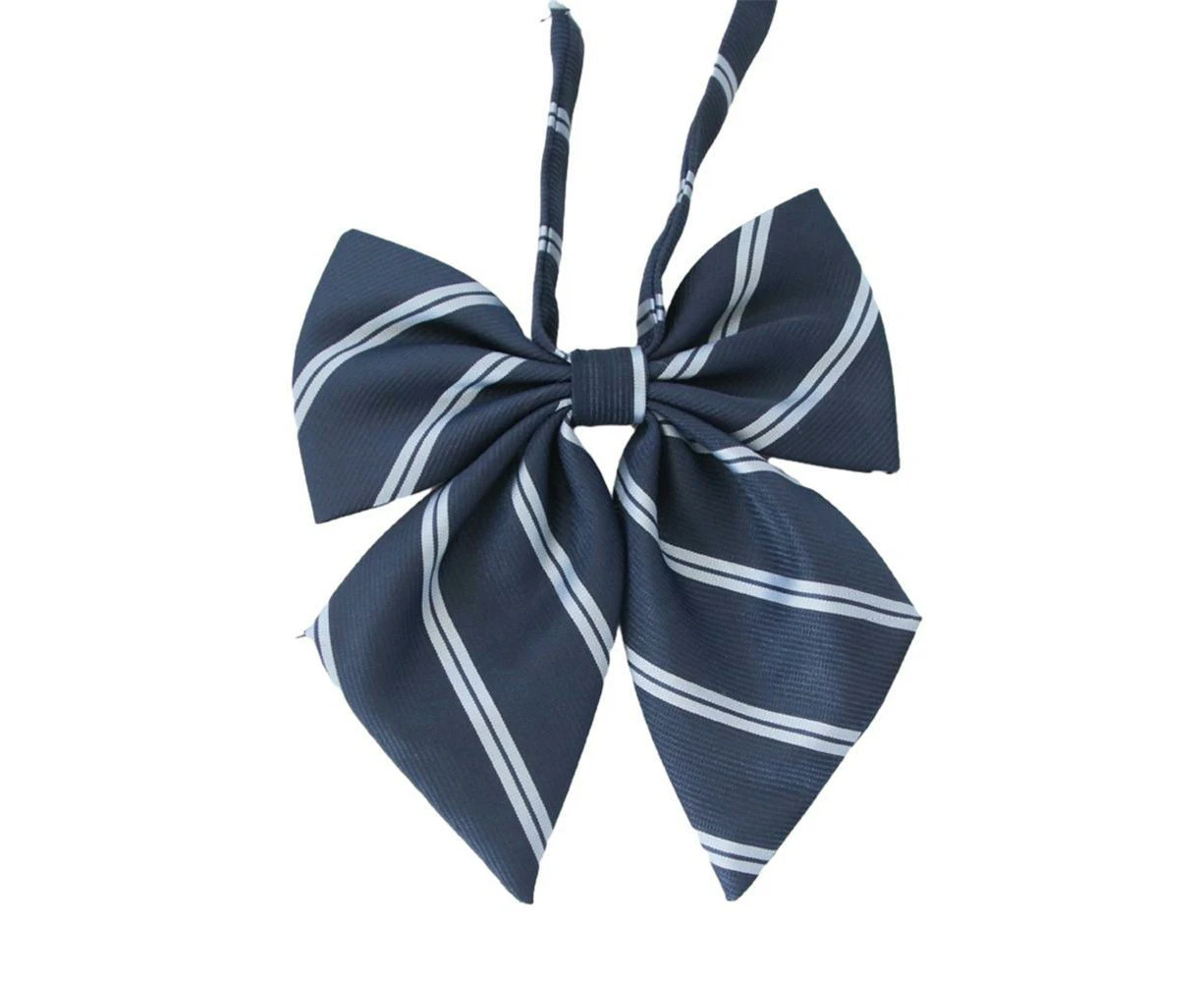 For Women School Uniform Checkered Lovely Sailor Style JK Japanese Collar BowTie - K09