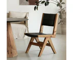 Greta Dining Chair With Vegan Leather - Set of 2