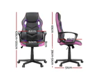 Artiss Gaming Office Chair Computer Chairs Purple