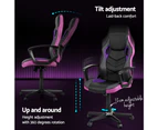 Artiss Gaming Office Chair Computer Chairs Purple