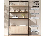 Artiss Bookshelf 5 Tier Cube Cabinet MIRA Oak