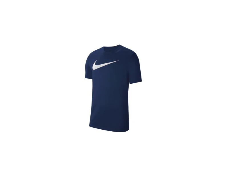 2 x Nike Mens Park 20 T-Shirt Swoosh Funktionshirt Athletic Sportswear Navy - Navy