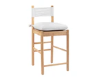 Harper Stools Bar Counter with Cushion Rubberwood (set of 2)