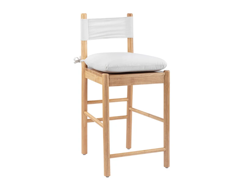 Harper Stools Bar Counter with Cushion Rubberwood (set of 2)