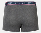 Tommy Hilfiger Men's Cotton Stretch Trunks 3-Pack - English Rose/Navy/Dark Grey Heather