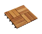 vidaXL 10 pcs Acacia Decking Tiles 30 x 30 cm