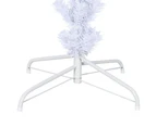 Upside-down Artificial Christmas Tree with Stand White 240 cm