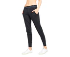 3 x Bonds Womens Essential Logo Trackie Track Pant Charcoal - Charcoal