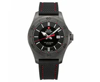 Swiss Military Black Silicone Solar Men's Watch - SMS34074.07