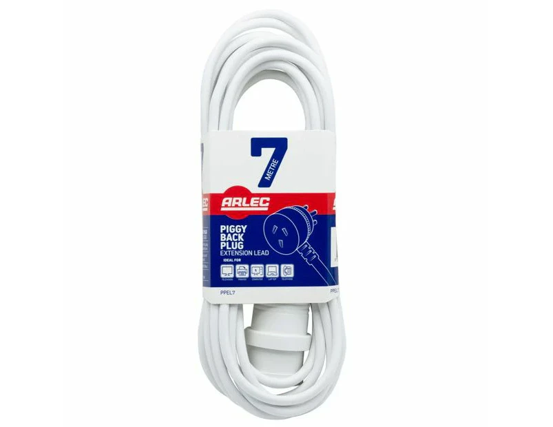 Piggyback Extension Lead, 7M - Arlec