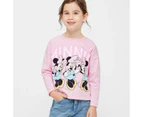 Disney Minnie Mouse Long Sleeve Top - Pink