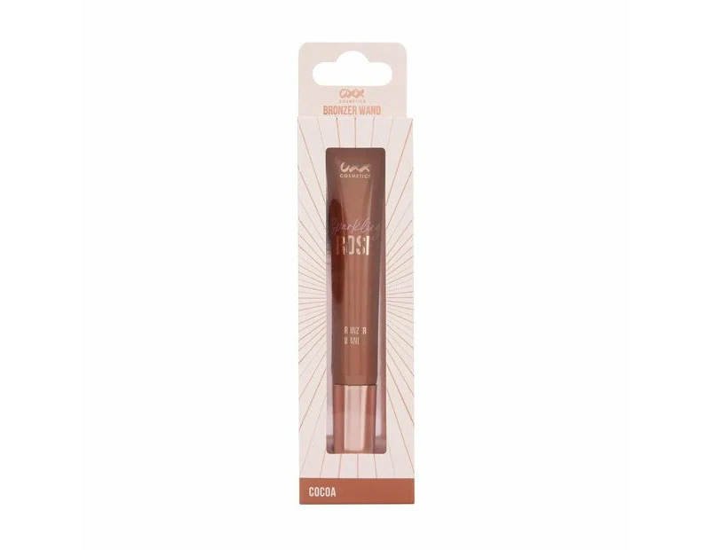 Sparkling Rose Bronzer Wand, Cocoa - OXX Cosmetics - Brown