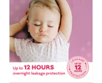 Huggies Girls' Ultra Dry Nappies Size 4 Toddler (10-15kg) 148 Nappies