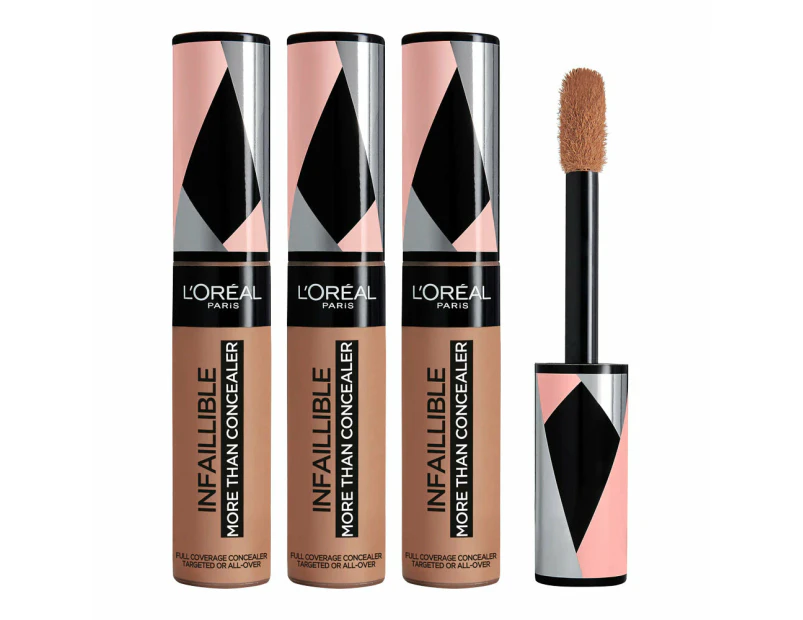 L'oreal Paris L'oreal Infallible More Than Concealer 11ml 336 Toffee 3 Pack