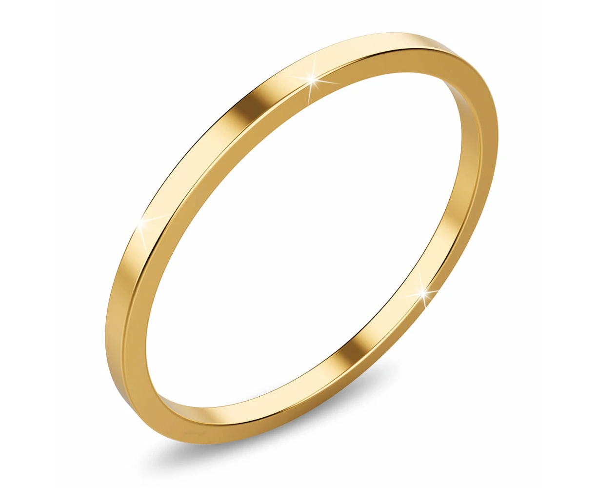 Gold Simplicity Slim Ring