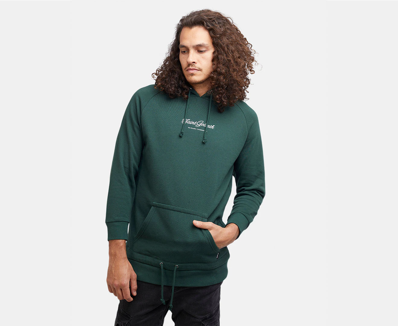 St. Goliath Men's Calli Script Hoodie - Green